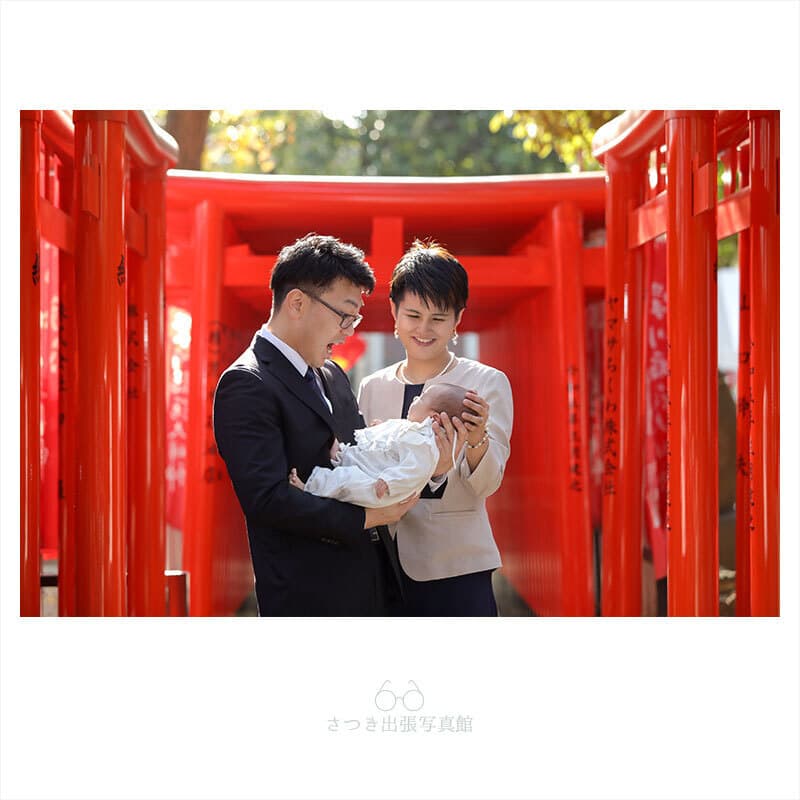 羽田八幡宮のお宮参り出張撮影