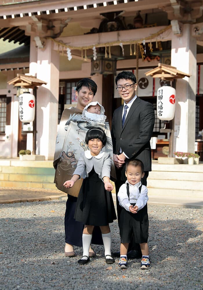 羽田八幡宮のお宮参り出張撮影