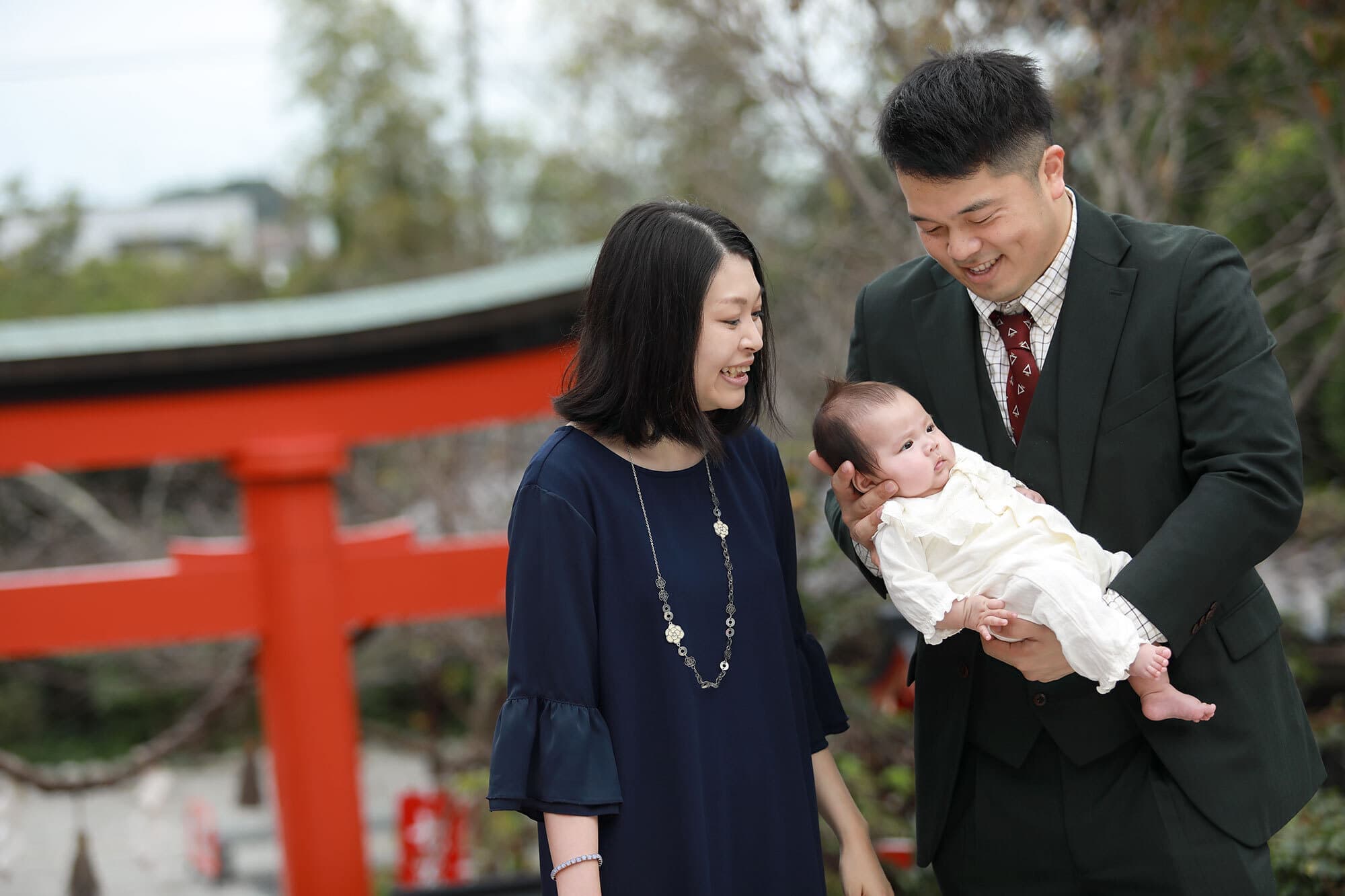 二川伏見稲荷のお宮参り出張撮影