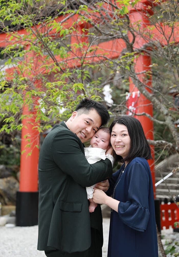 二川伏見稲荷のお宮参り出張撮影