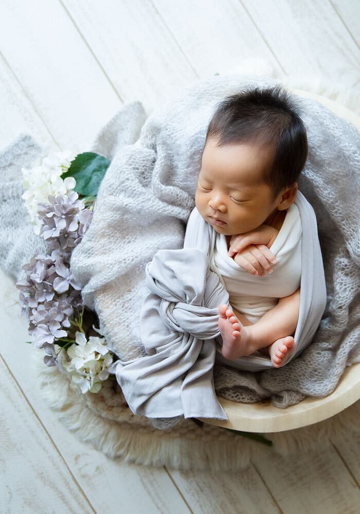 名古屋市でニューボーンフォト