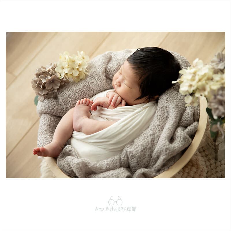 名古屋市でニューボーンフォト