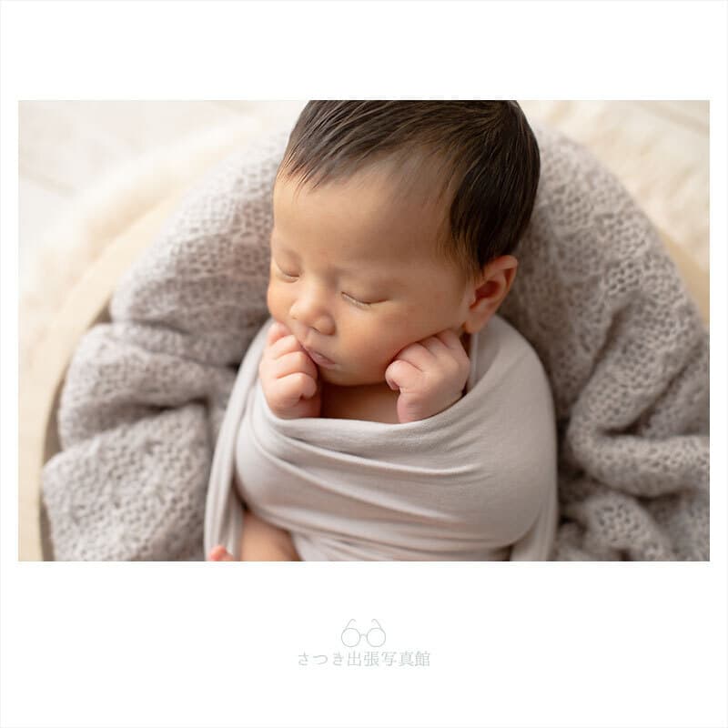名古屋市でニューボーンフォト