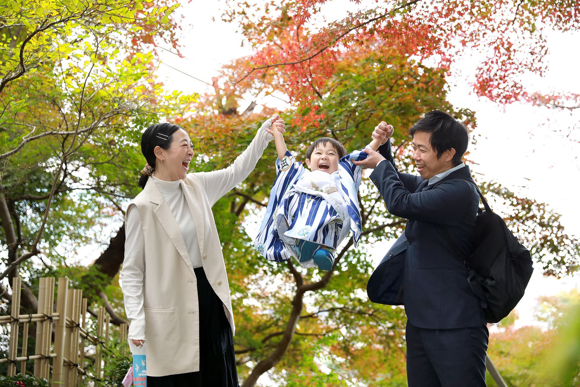 名古屋市の塩竈神社の七五三出張撮影