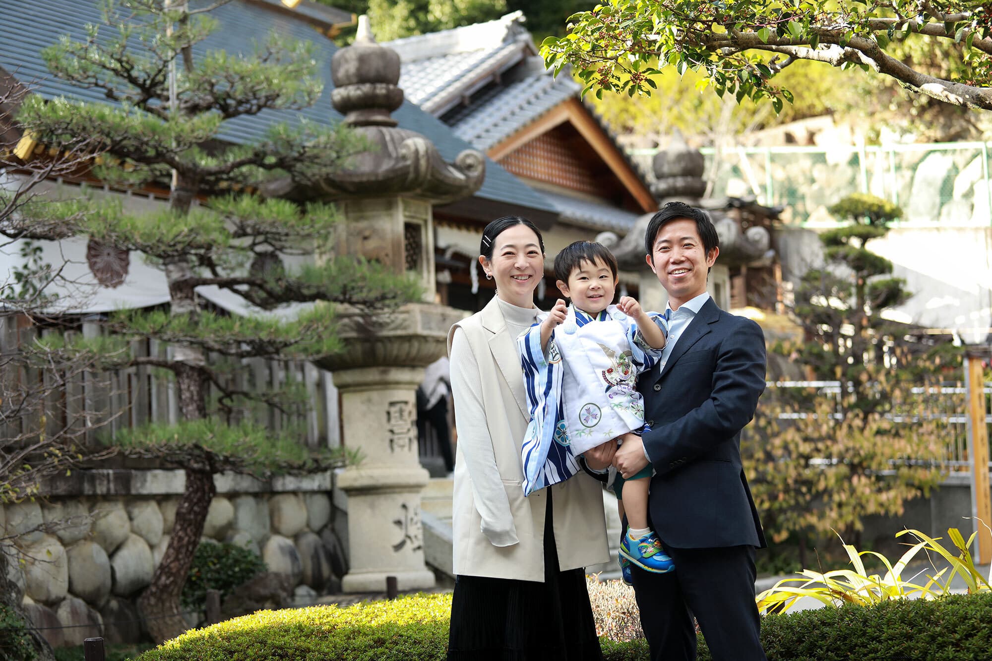 名古屋市の塩竈神社の七五三出張撮影