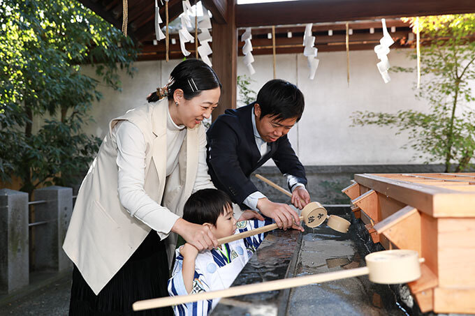 名古屋市の塩竈神社の七五三出張撮影
