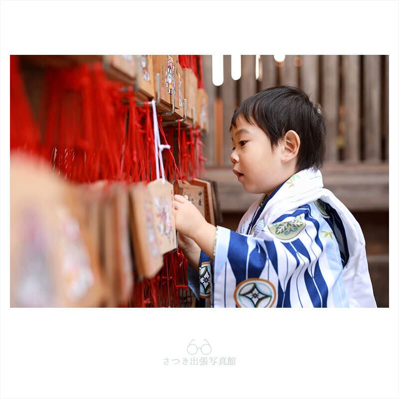 名古屋市の塩竈神社の七五三出張撮影