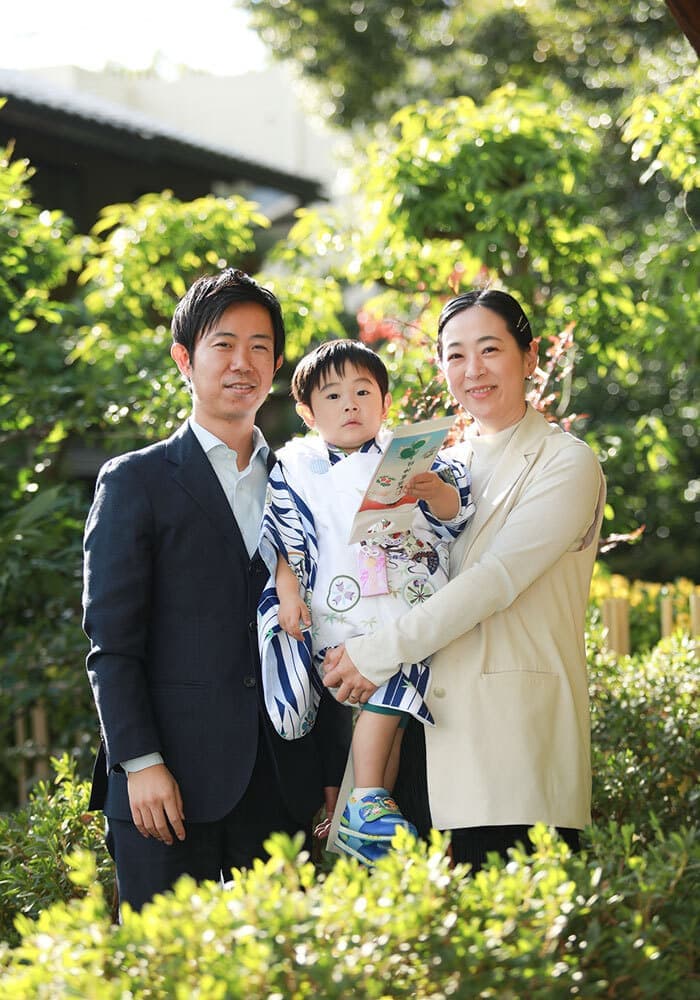 名古屋市の塩竈神社の七五三出張撮影