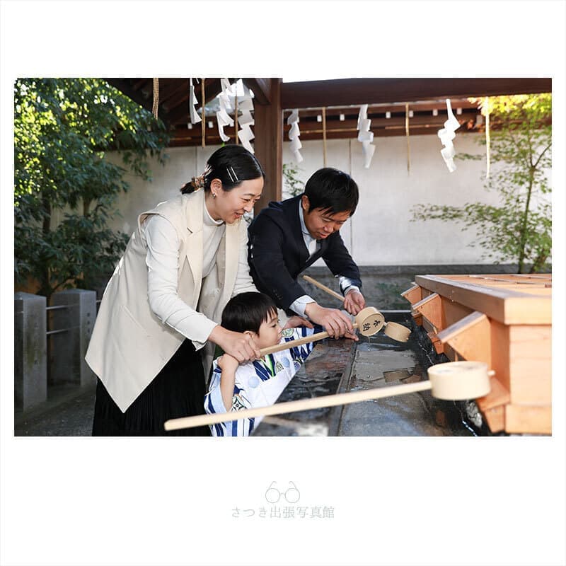 名古屋市の塩竈神社の七五三出張撮影