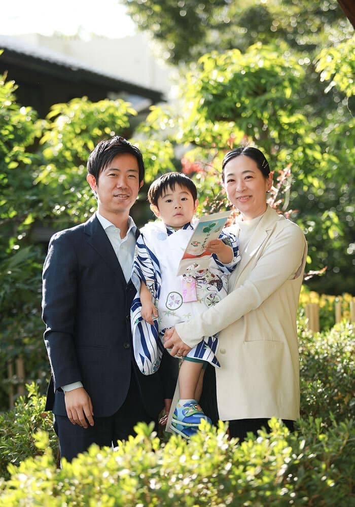 名古屋市の塩竈神社の七五三出張撮影