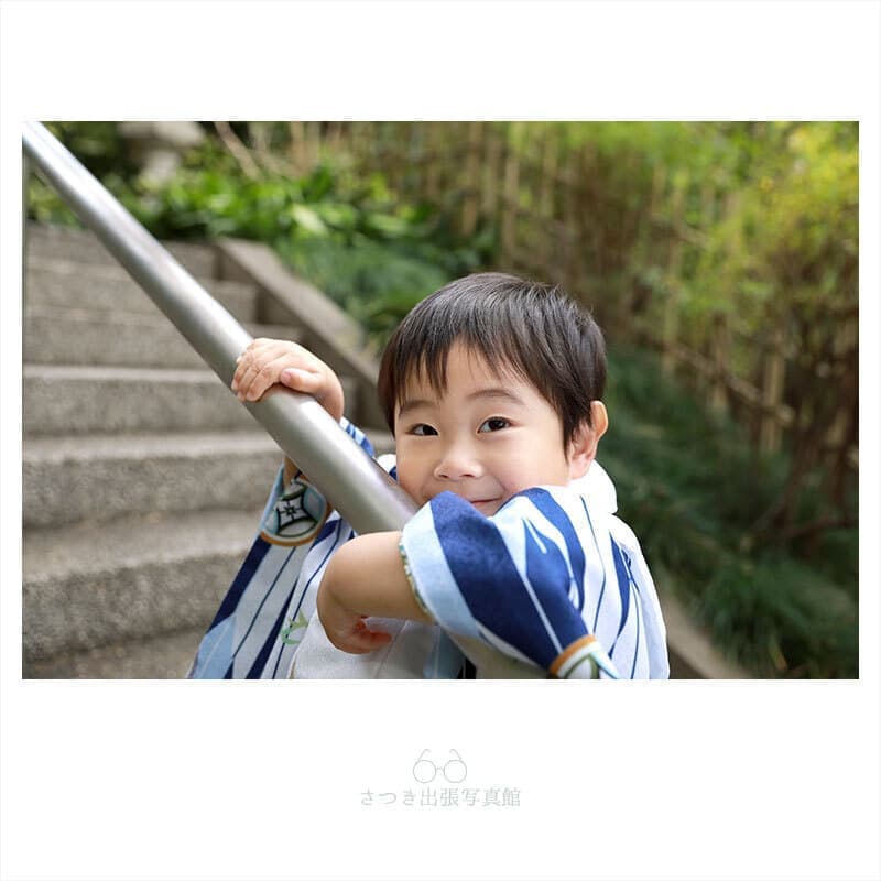 名古屋市の塩竈神社の七五三出張撮影