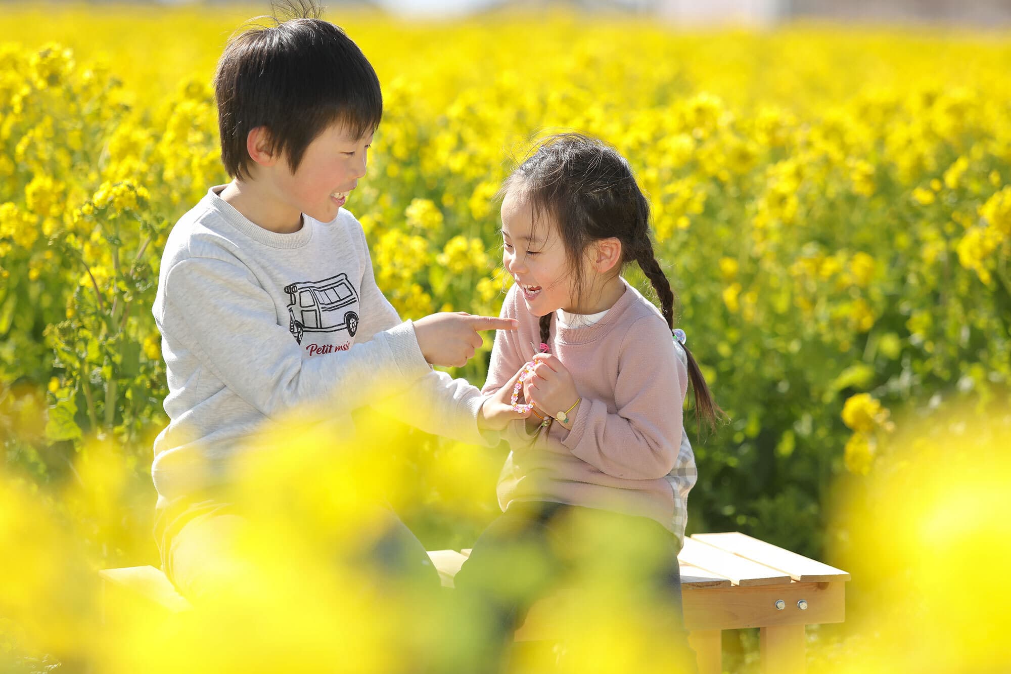 愛知県菜の花ロケーション撮影