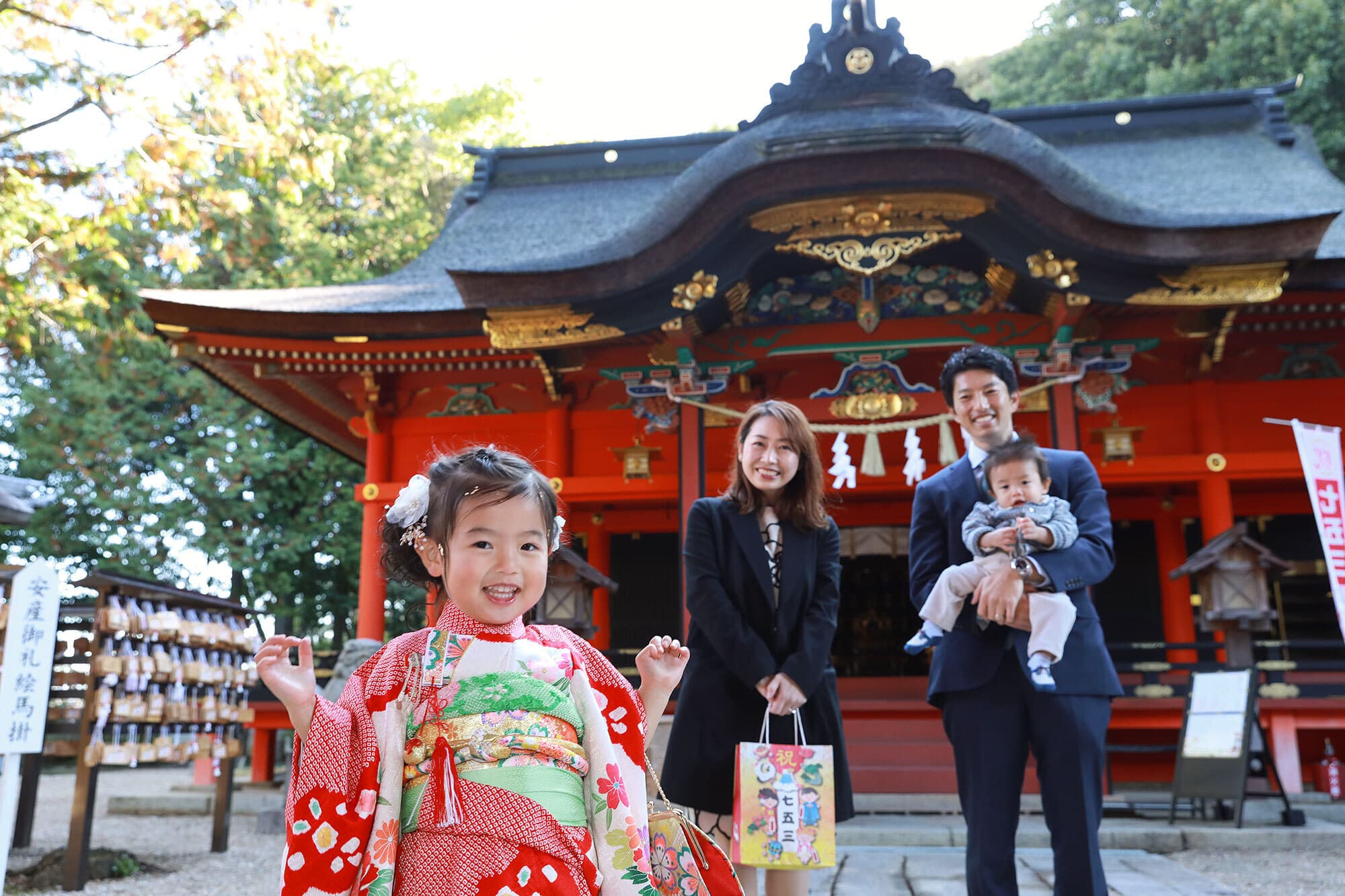 岡崎市六所神社七五三出張撮影