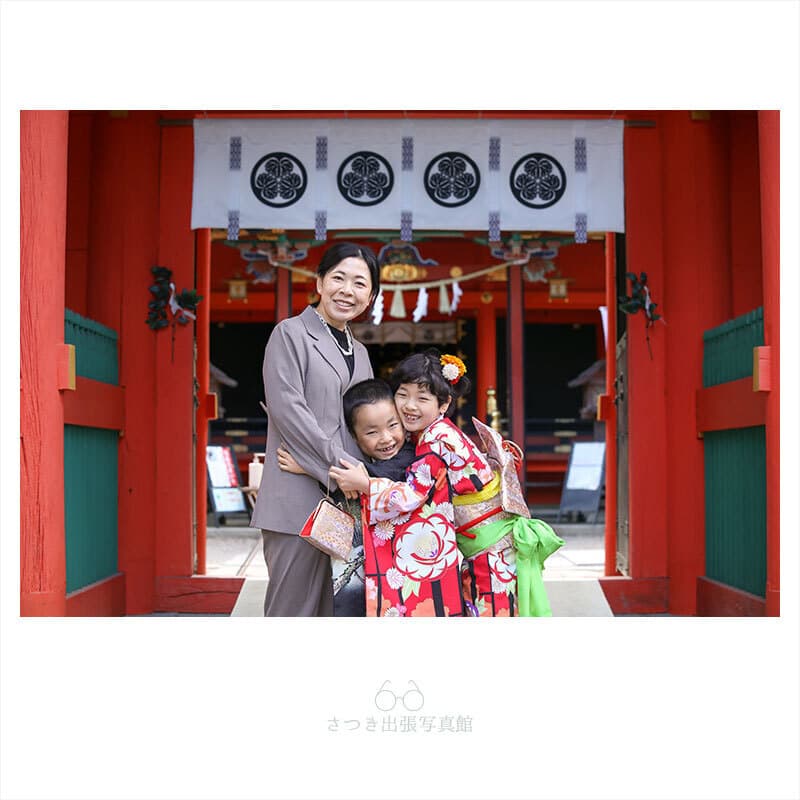 豊橋市羽田八幡宮七五三出張撮影