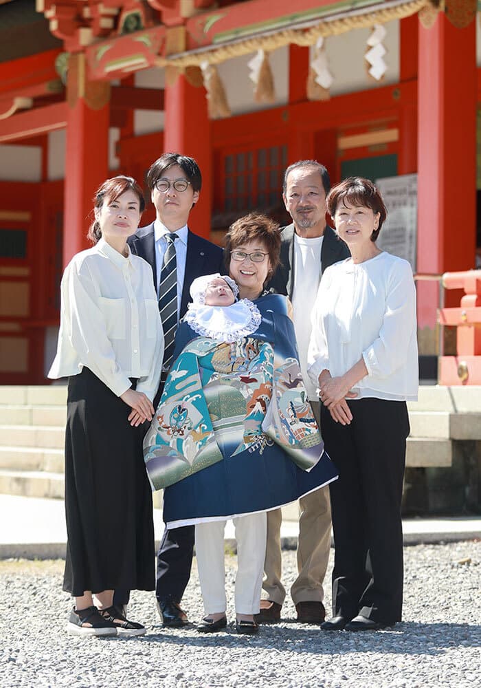 五社神社お宮参り出張撮影